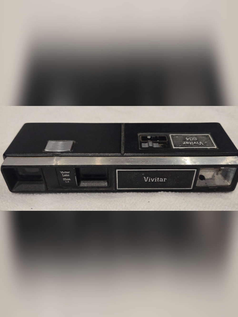 Vintage Vivitar 604 Black Pocket Film Camera